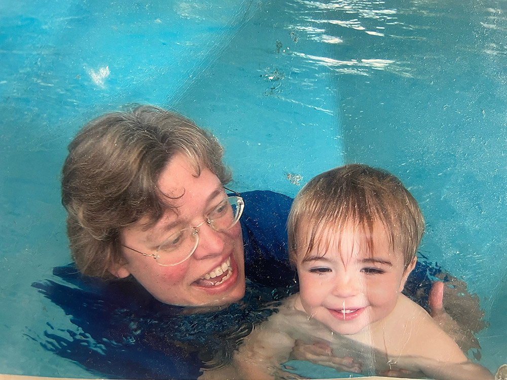 naeve poutney in water babies lesson